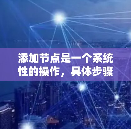 添加节点是一个系统性的操作，具体步骤如下