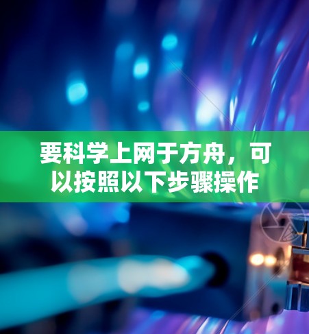要科学上网于方舟，可以按照以下步骤操作