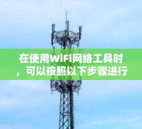 在使用WiFi网络工具时，可以按照以下步骤进行操作