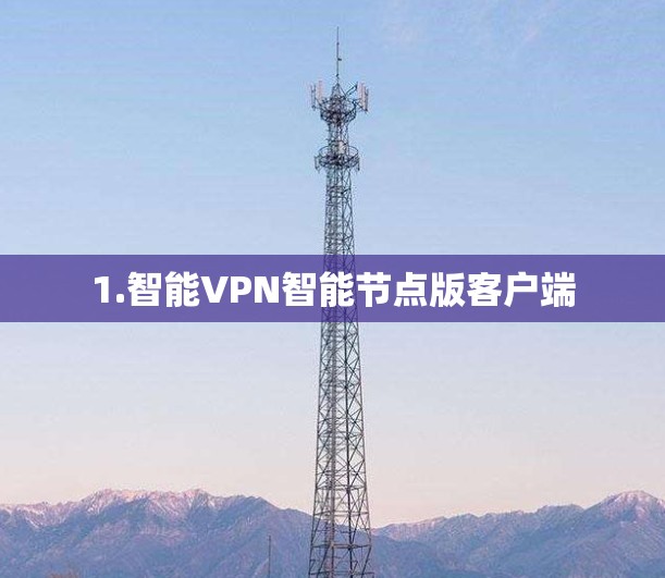 1.智能VPN智能节点版客户端 1.智能VPN智能节点版客户端