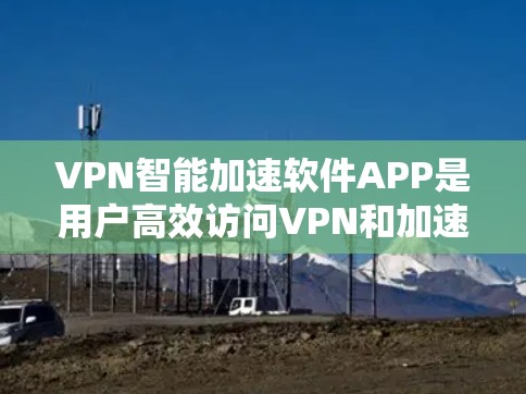 VPN智能加速软件APP是用户高效访问VPN和加速网页的工具。以下是对其功能、安全措施、用户体验等方面的具体分析 VPN智能加速软件APP是用户高效访问VPN和加速网页的工具。以下是对其功能、安全措施、用户体验等方面的具体分析