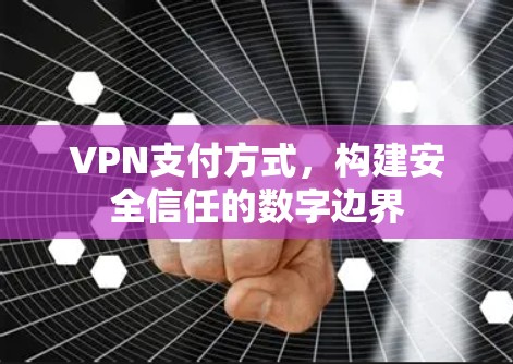 VPN支付方式，构建安全信任的数字边界