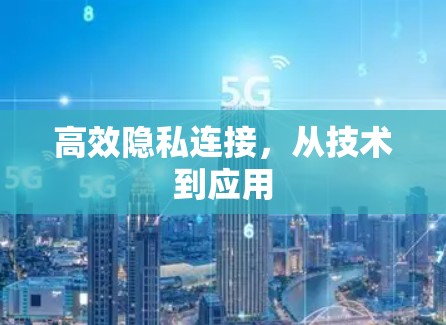 高效隐私连接,从技术到应用 高效隐私连接,从技术到应用